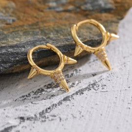 Серьги Gold Spikes