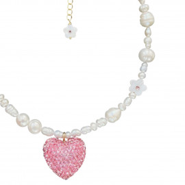 Колье чокер Pink & Pearls