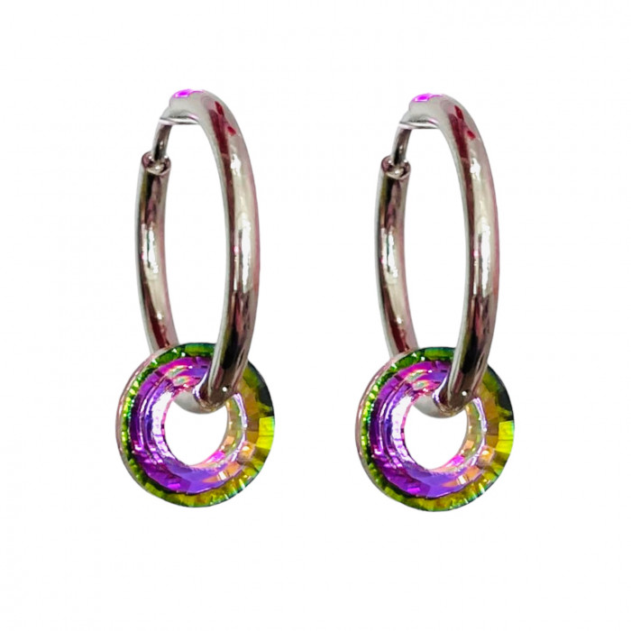 Серьги Swarovski Circles
