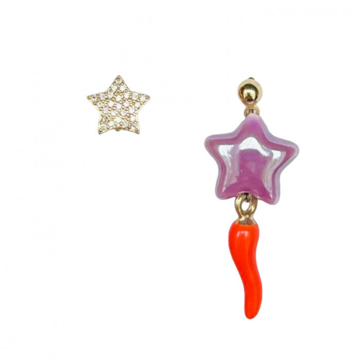 Серьги Stars&Pepper