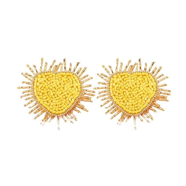 Серьги Hawaii Yellow