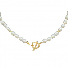 Колье Pearl Heart Lock