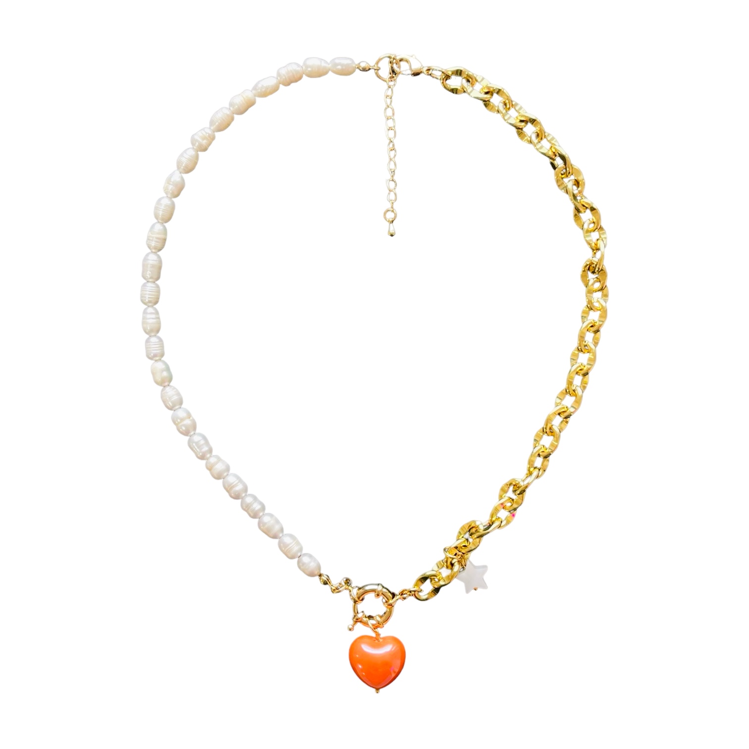 Колье Heart&Chain