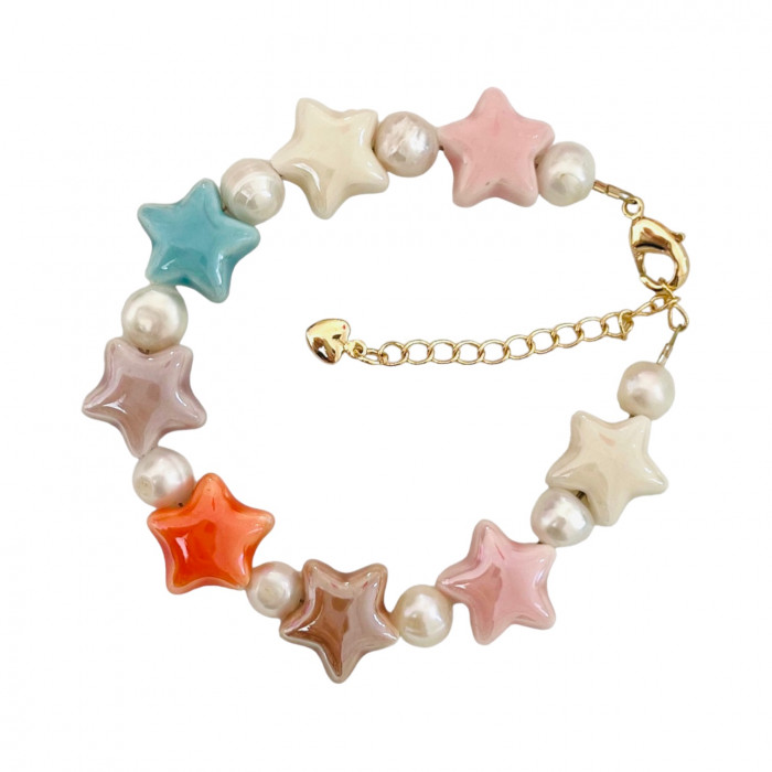Браслет Rainbow Pearl Stars