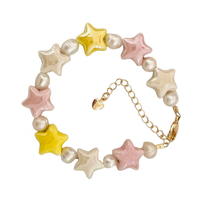 Браслет Rainbow Pearl Stars