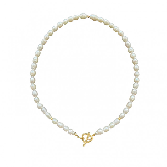Колье Pearl Heart Lock