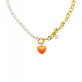 Колье Heart&Chain