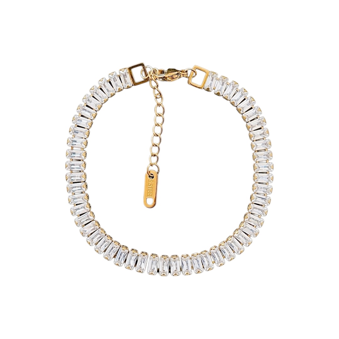 Браслет с фианитами